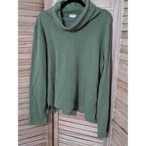 J. Crew Baggy Turtleneck Sweater Fleece Lightweight Long Sleeve Pullover Large